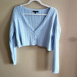Small Kendall and Kylie cropped cardigan